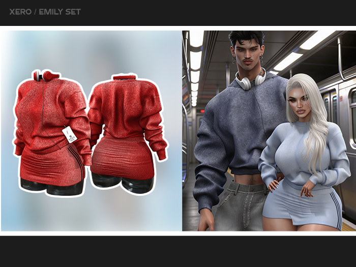 [XERO] Emily Set (Crimson)