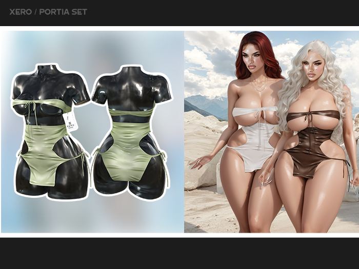 [XERO] Portia Set (Sage)