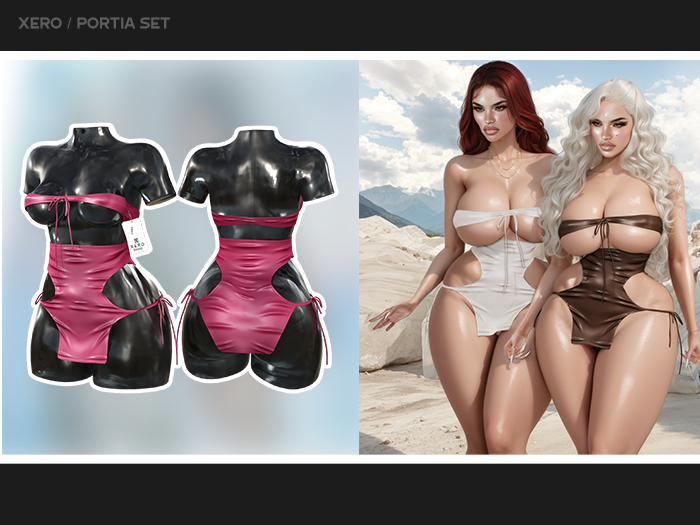 [XERO] Portia Set (Magenta)