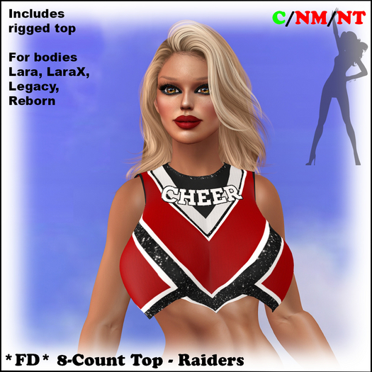 *FD* 8-Count Top [Boxed]  Raiders
