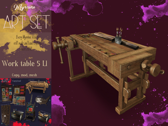 ART DECOR SET -  table 