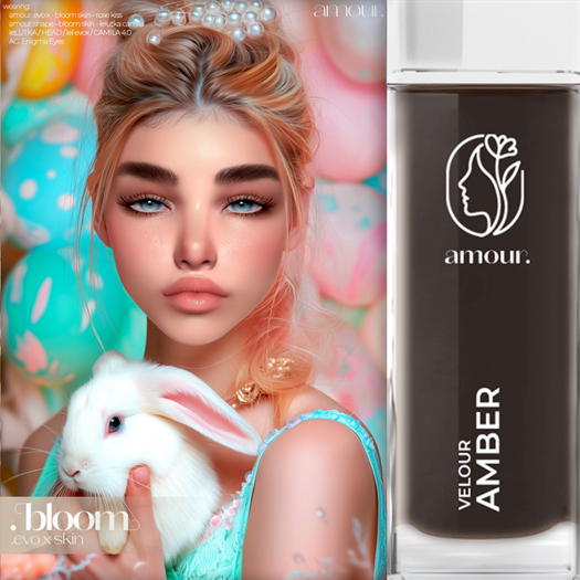 amour. evo x - bloom skin - amber