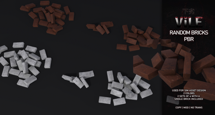 [Vile] - Random Bricks PBR Box (Add Me)