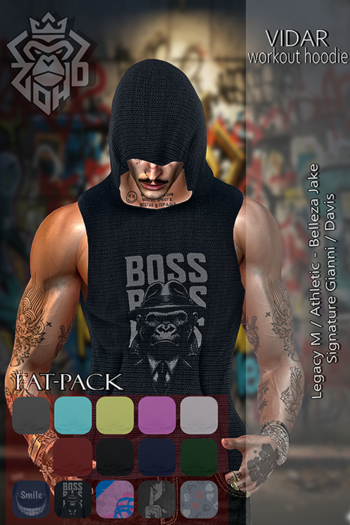 [ZH] Vidar WorkoutHoddie  - FATPACK - ADDBOX