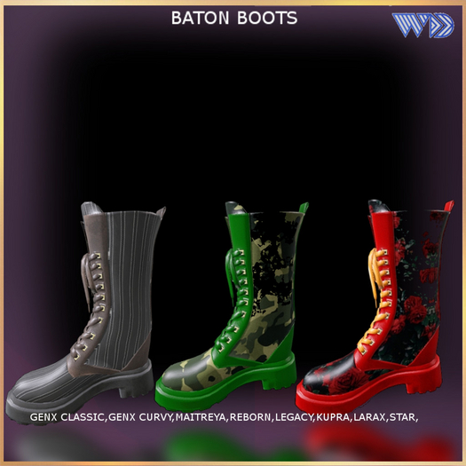 WAD DESIGNS BATON BOOTS