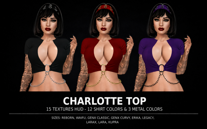 REVOLUTION - Charlotte Top (15 Textures HUD)