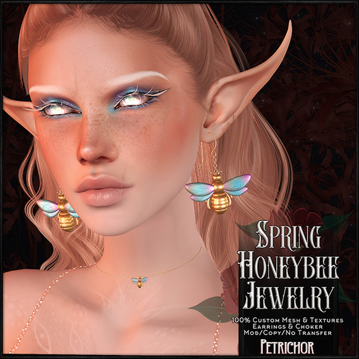 :[P]:- Spring Honeybee Earrings 