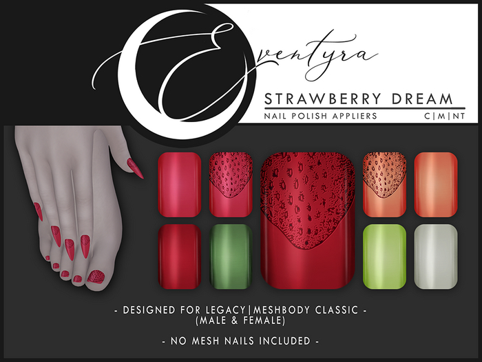 Eventyra - Legacy Nail HUD - Strawberry Dream