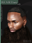 [//REBIRTH/]-BEARD_#08 curly-Brown