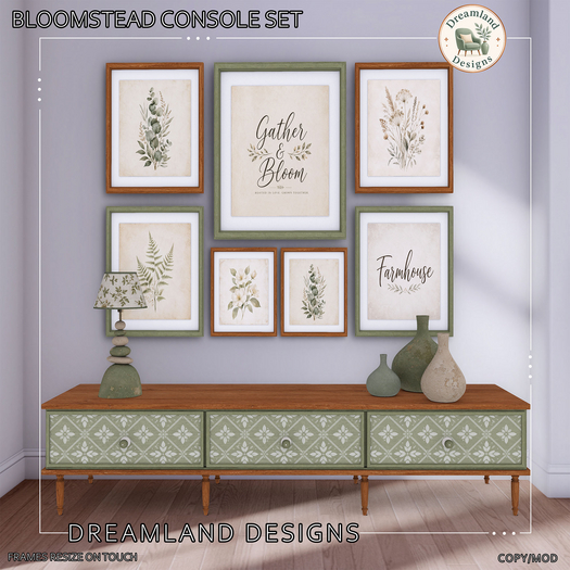 DD Bloomstead Console Set