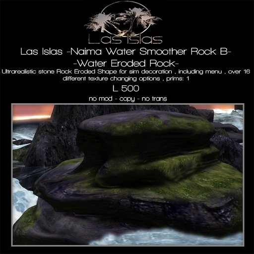 Las Islas -Watersmoothed Rock Shape B - Slex