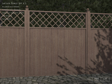 [AC] Lattice Fence Set V.1 - PBR - Copy/Mod