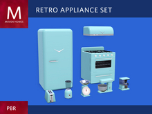 Retro Appliance Set - Green