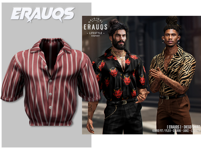 [ ERAUQS ] - Diego Shirt - 01