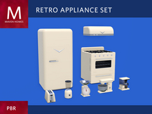 Retro Appliance Set - Yellow