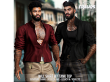[ ERAUQS ] - Will Shirt w/ Tank Top - Fatpack