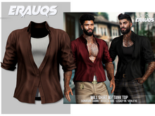 [ ERAUQS ] - Will Shirt w/ Tank Top - 01