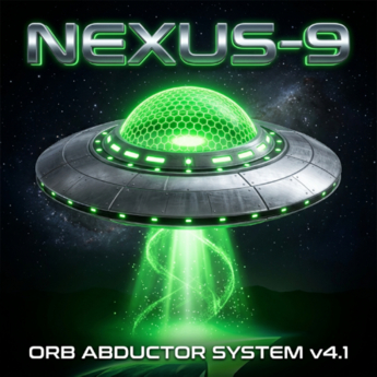 NEXUS-9 Orb Abductor v2.0 | Sci-Fi UFO RP Orb | Shield Cloak Warp AI