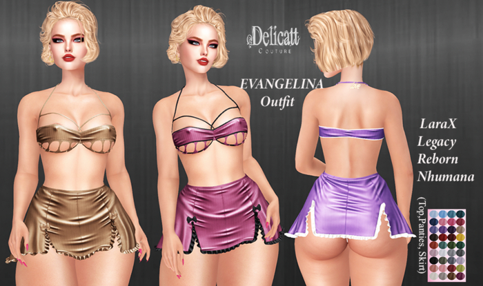 Delicatt Couture -  Evangeline Outfit - MAY07♥2026♥