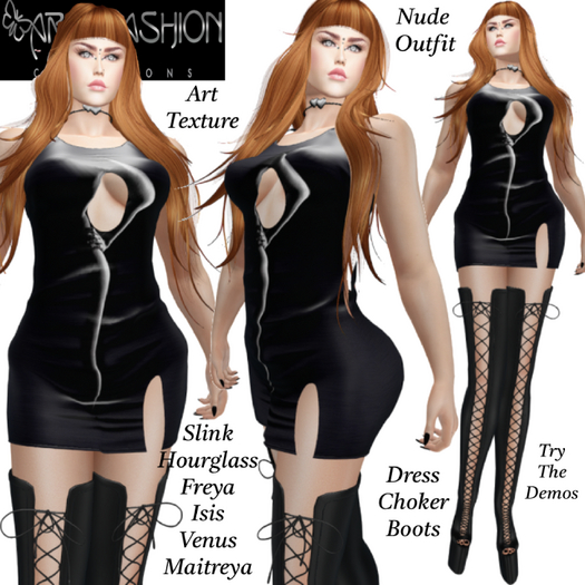 ART & FASHION - NUDE OUTFIT