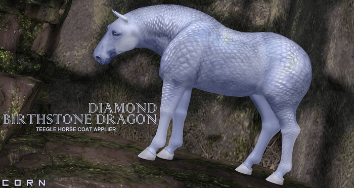 C O R N - DIAMOND BIRTHSTONE DRAGONS