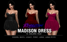REVOLUTION - Madison Dress (15 Textures HUD)
