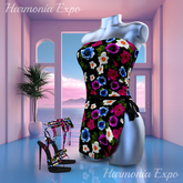 Floral Black Summer Outfit Arian LaraX