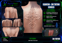 SQUISH**Tatoo 3D Cross**PlayFullMesh
