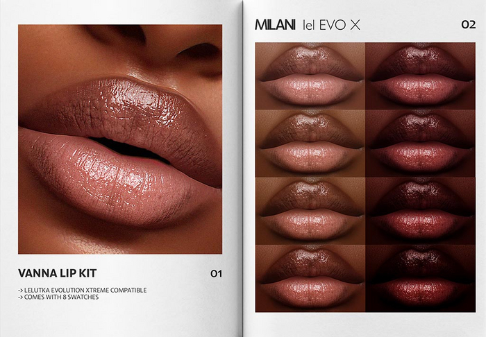 MILANI - "VANNA" LIP KIT / FATPACK