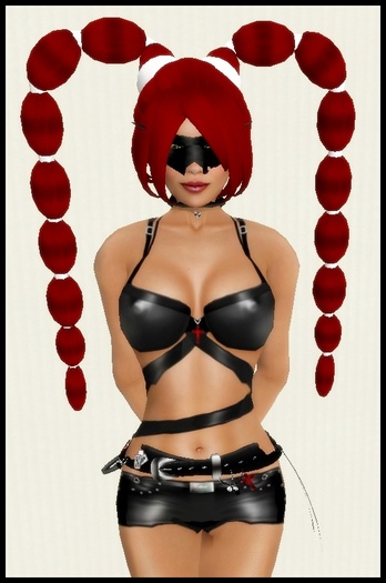 Handlebars Dark Red Hair