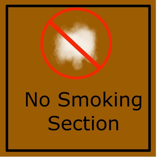 No smoking section