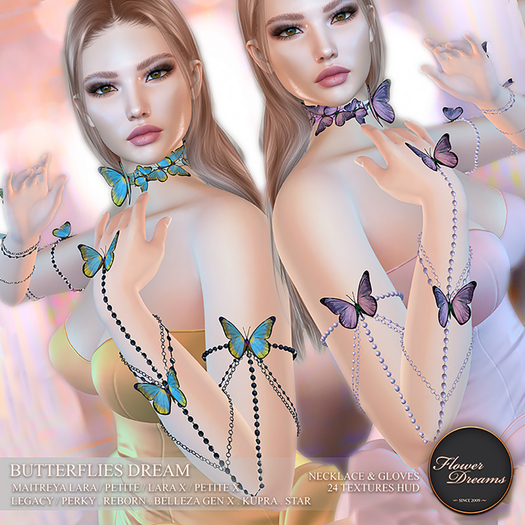 .:FlowerDreams:.Butterflies Dream set