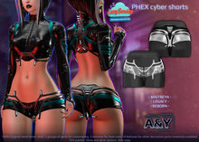 A&Y Phex Cyber Shorts - White
