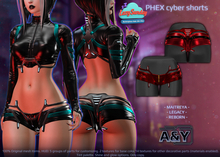 A&Y Phex Cyber Shorts - Red