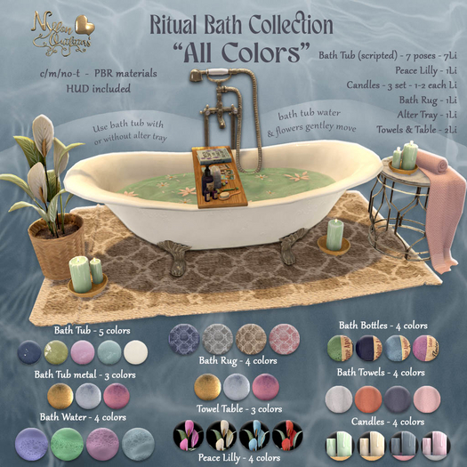 (NO) Ritual Bath Collection - All Colors
