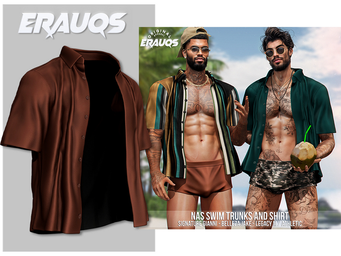 [ ERAUQS ] - Nas Shirt - 10