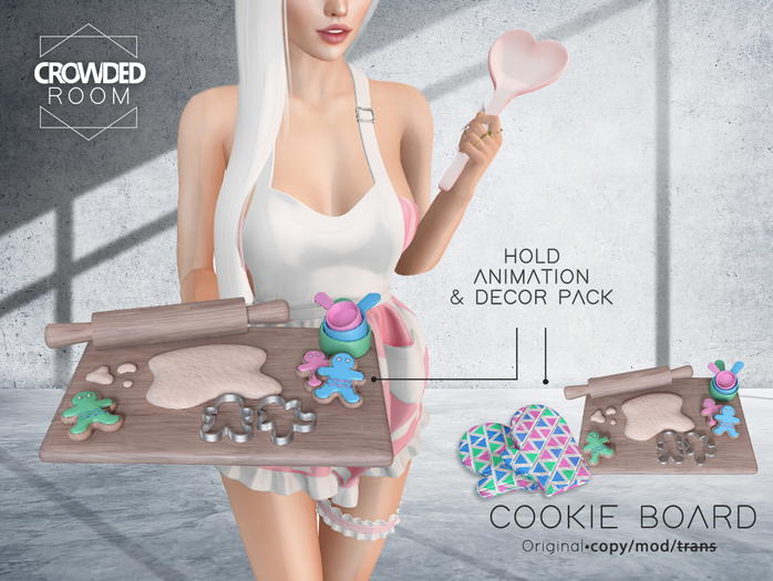 Crowded Room - Cookies Making Board - Gingerbread 