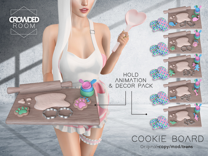 Crowded Room - Cookies Making Board - Fatpack