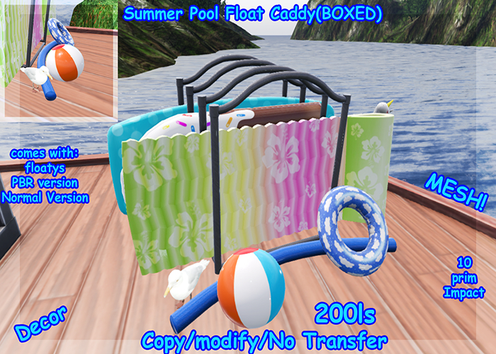 Summer Pool Float Caddy(BOXED)
