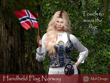 Handheld Flag Norway