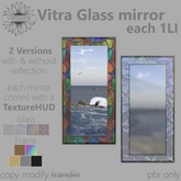 ~LLc~ Vitra Glass mirror 1LI w. texture HUD