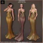 SAS - Lieve Bronze Taupe Gold Gown (LaraX & MB) 