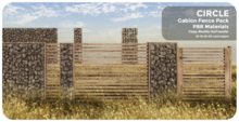 CIRCLE - Gabion Fence Pack