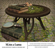 Moss & Luna- Goblinwood Table & Books Set (add)