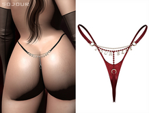 SOJOUR - Wifey thong - scarlet