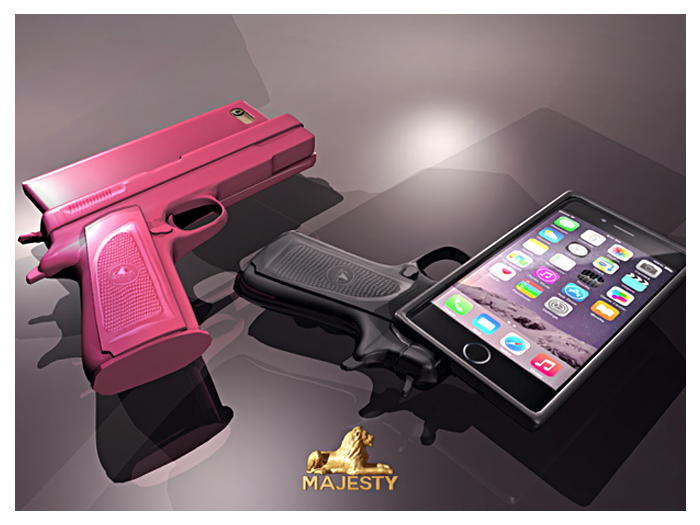 MAJESTY- Pistol Phone Case FATPACK