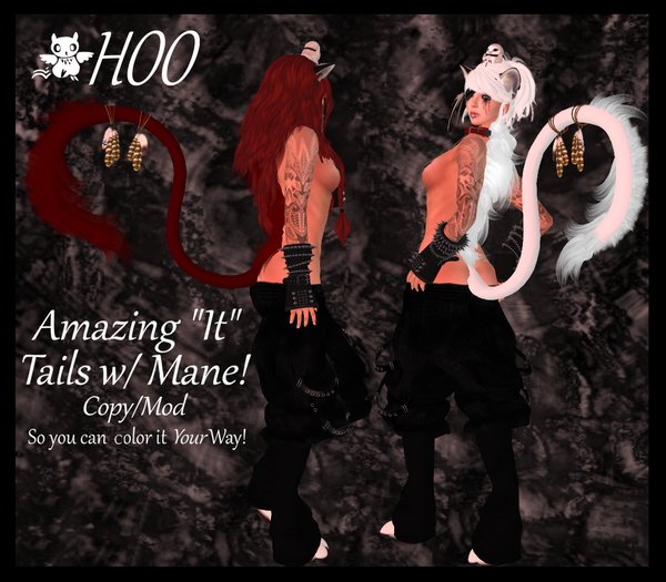 HOO~ Amazing "It" Tails w/ Manes