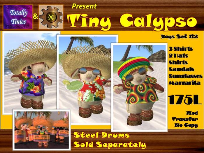 Tiny Calypso Outfits  Boys Set 2 