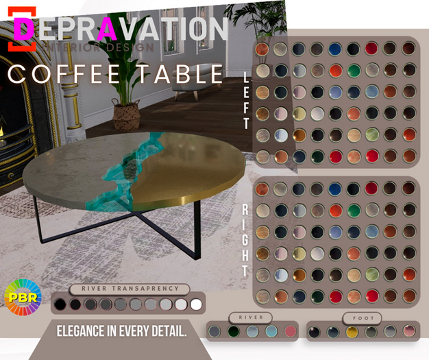 {Dpv} RIVER SIDE TABLE
