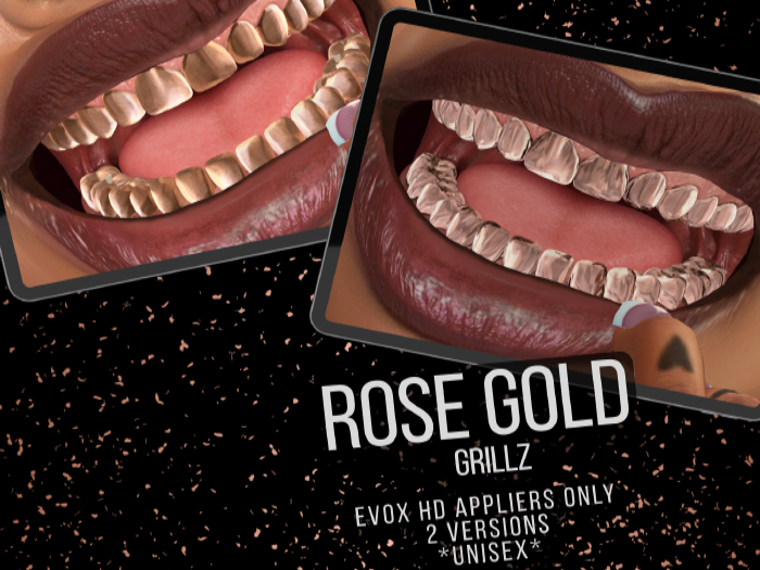 Rose Gold Grillz